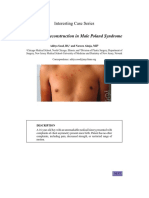 Chest Wall Reconstruction in Poland Syndrome