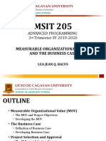 MSIT 205: Advanced Programming 3 Trimester SY 2019-2020