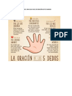 La Oración de Los 5 Dedos