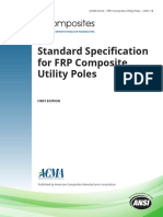Standard Specification For FRP Composite Utility Poles: First Edition