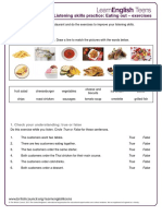 Task 2-Eating - Out - Exercises - 5-British Council PDF