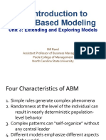 An Introduction To Agent-Based Modeling: Unit 3: Extending and Exploring Models