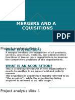 Margers and Equitsitions