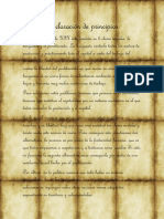 Declaración de Principios PDF