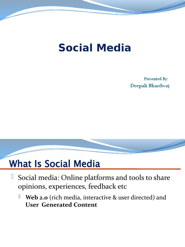 Understanding Social Media Dynamics | PDF | Social Information ...