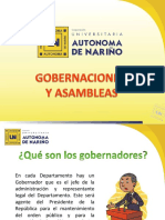 Gobernaciones y Asambleas