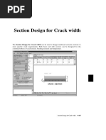 Section Design For Crack Width