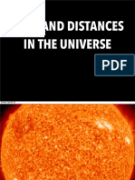 Sizes and Distances in The Universe: Sunday, April 26, 20