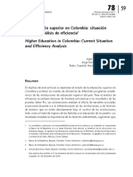 La educación superior en Colombia situación actual y análisis de eficiencia.pdf