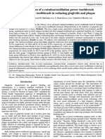 12-Week Clinical Evaluation of A Rotation/oscillation Power Toothbrush Versus A New Sonic Power Toothbrush in Reducing Gingivitis and Plaque