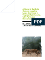 A General Guide To Camera Trapping Large Mammals in Tropical Rainforests With Particula PDF