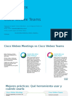 Webex Meetings VS Webex Teams