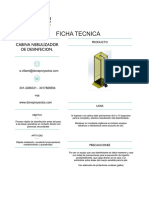 Desinfección rápida cabinas nebulizadoras