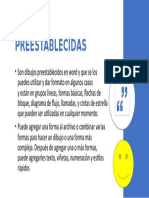 FORMAS PREESTABLECIDAS 4to de Primaria