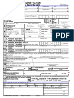 Social Security Administration Application For A Social Security Card