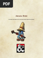 Arcana-Born: A Playable Race Based On Vivi and Black Mages From Final Fantasy