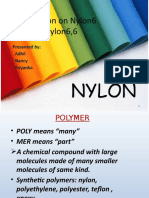 Presentation On Nylon6 and Nylon6,6