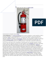 Fire Extinguisher: "Extinguisher" Redirects Here. Extinguisher May Also Refer To A