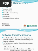 Chapter 5:user Interface Design