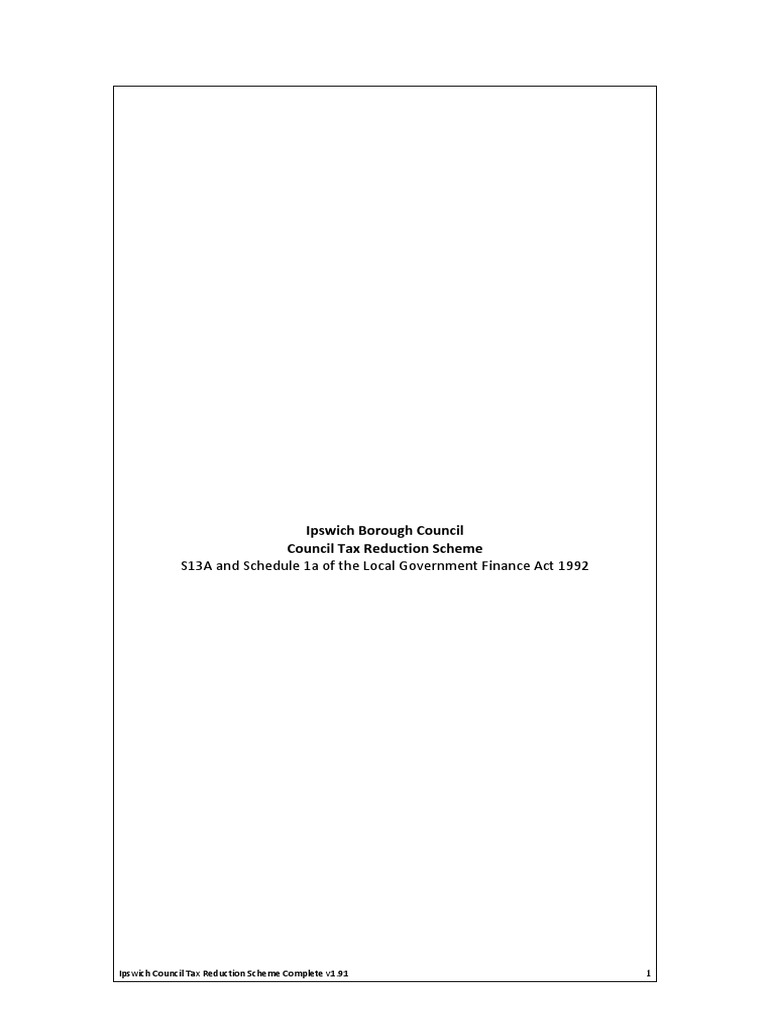 Ipswich S13a Scheme Complete v1.91 PDF PDF Pension Taxes