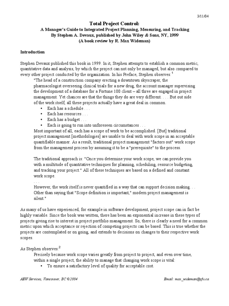 Total Control | PDF