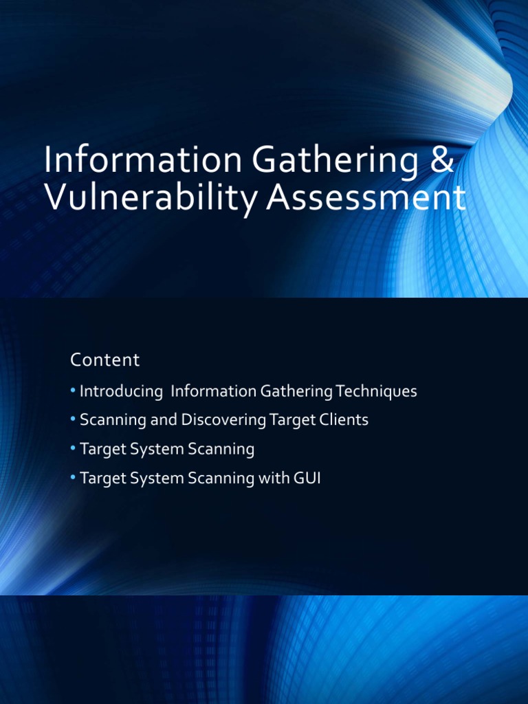 Pentest Vulnerability Assessment Pdf Security Hacker White Hat