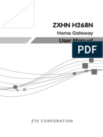 ZXHN H268N (V1.1) User Manual PDF