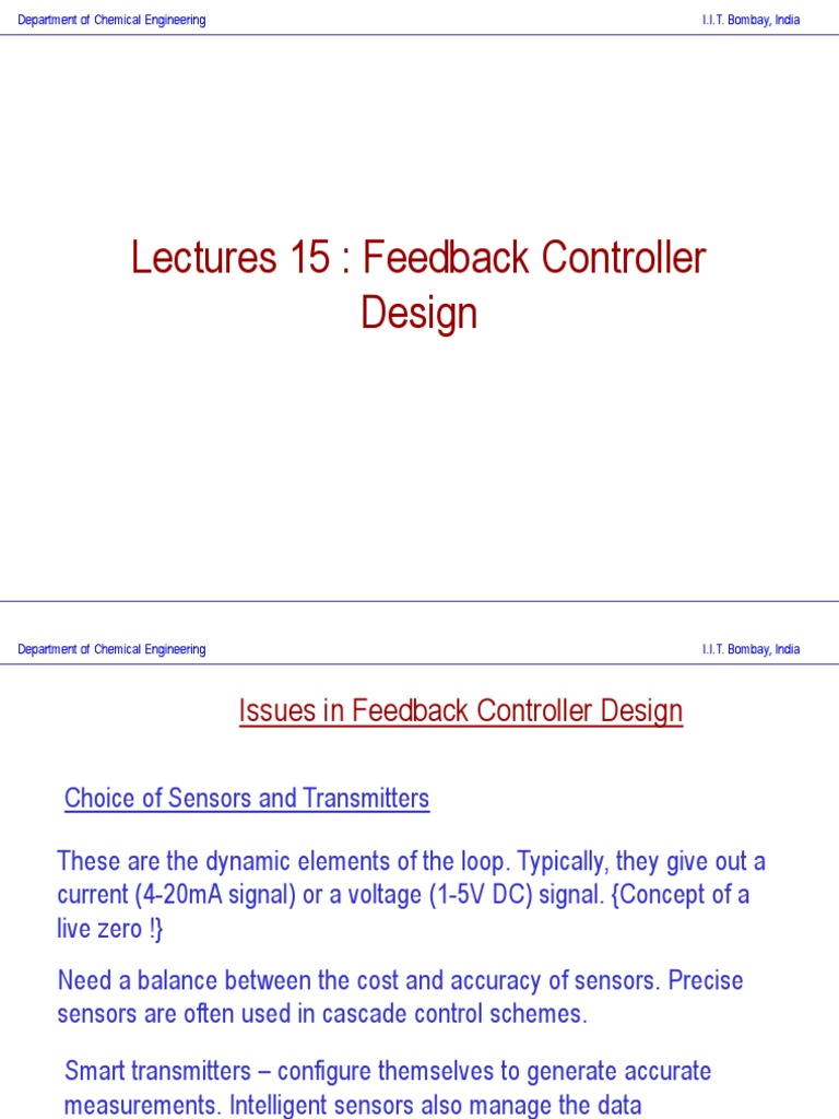Lectures 15: Feedback Controller Design Circuit Diagram