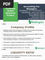 Accounting For Managers Company Based Research Project