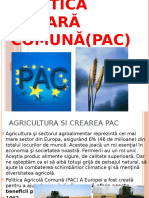 Politica Agrară Comună(PAC)