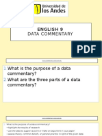 English 9: Data Commentary
