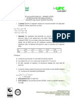 Parcial Primer Corte - Investigación de Operaciones Ii