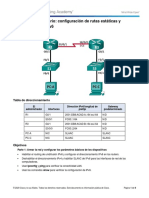 2.2.4.5 Lab - Configuring IPv6 Static and Default Routes