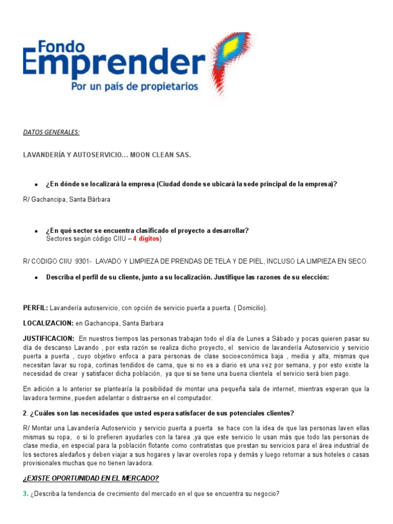 Fondo Emprender | PDF | Cliente | Iniciativa empresarial