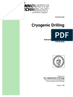 Cryogenic Drilling: Subsurface Contaminants Focus Area