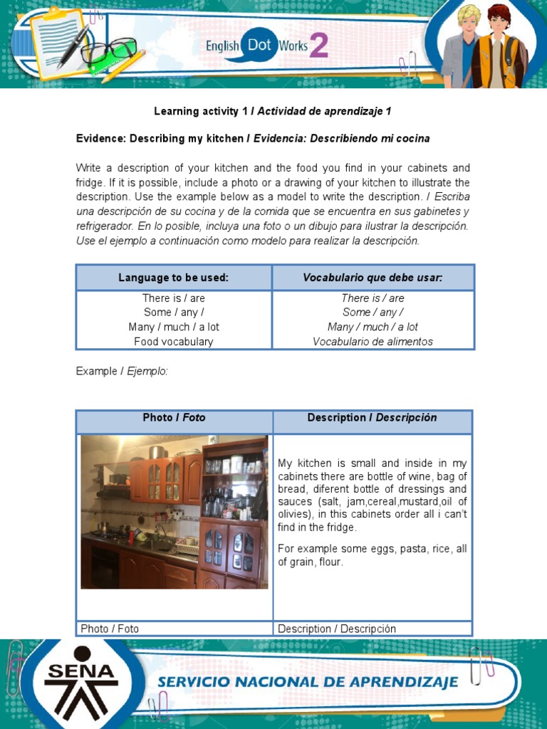 Evidence Describing My Kitchen | PDF | Alimentos