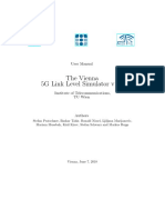 The Vienna 5G Link Level Simulator v1.1: User Manual
