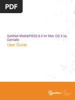 User Guide: Safenet Mobilepass 8.4 For Mac Os X by Gemalto