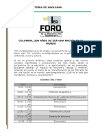 Agenda FORO