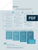 Energy Analytics Infografik-Poster