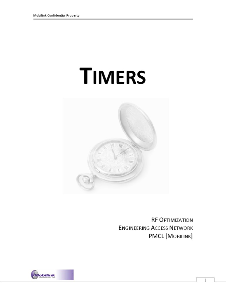 GSM Network Timer Optimization Guide | PDF | General Packet Radio ...