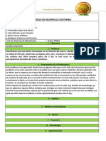 Actividad. Formato para Modelo de Desarrollo Sostenible