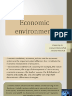 Economic Environment: Preparing By: Maryna Skomatchuk Svitlana Polischuk
