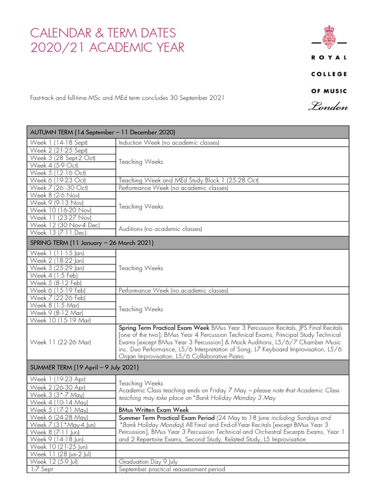 Academic Calendar 2021 PDF PDF Academia Entertainment (General)