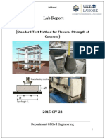 Concrete Beam Lab Report