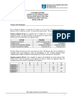 CÁTEDRA DN-0496 Gerencia de Operaciones Fecha 10 de Mayo Del 2014 Primer Examen Parcial HORA: 8:00 AM
