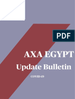 AXA - Medical - AXA Egypt Services Changes for COVID-19 - Update Bulletin -  04.05.20