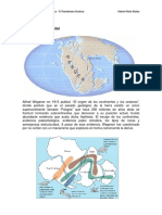 La deriva continental y la teoría de placas tectónicas