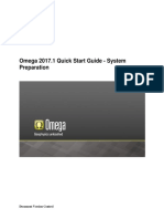 Omega 2017.1 Quick Start Guide - System Preparation: Document Version Control