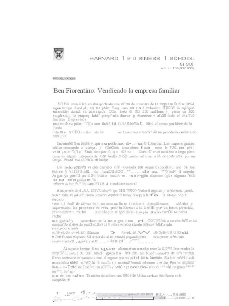 Venta de Empresa Familiar por Luis Marchi | PDF | Naturaleza